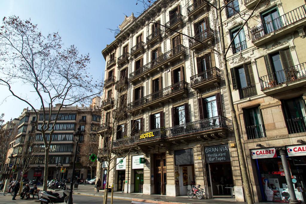 Center Gran Via Hotel Barcelona Eksteriør billede